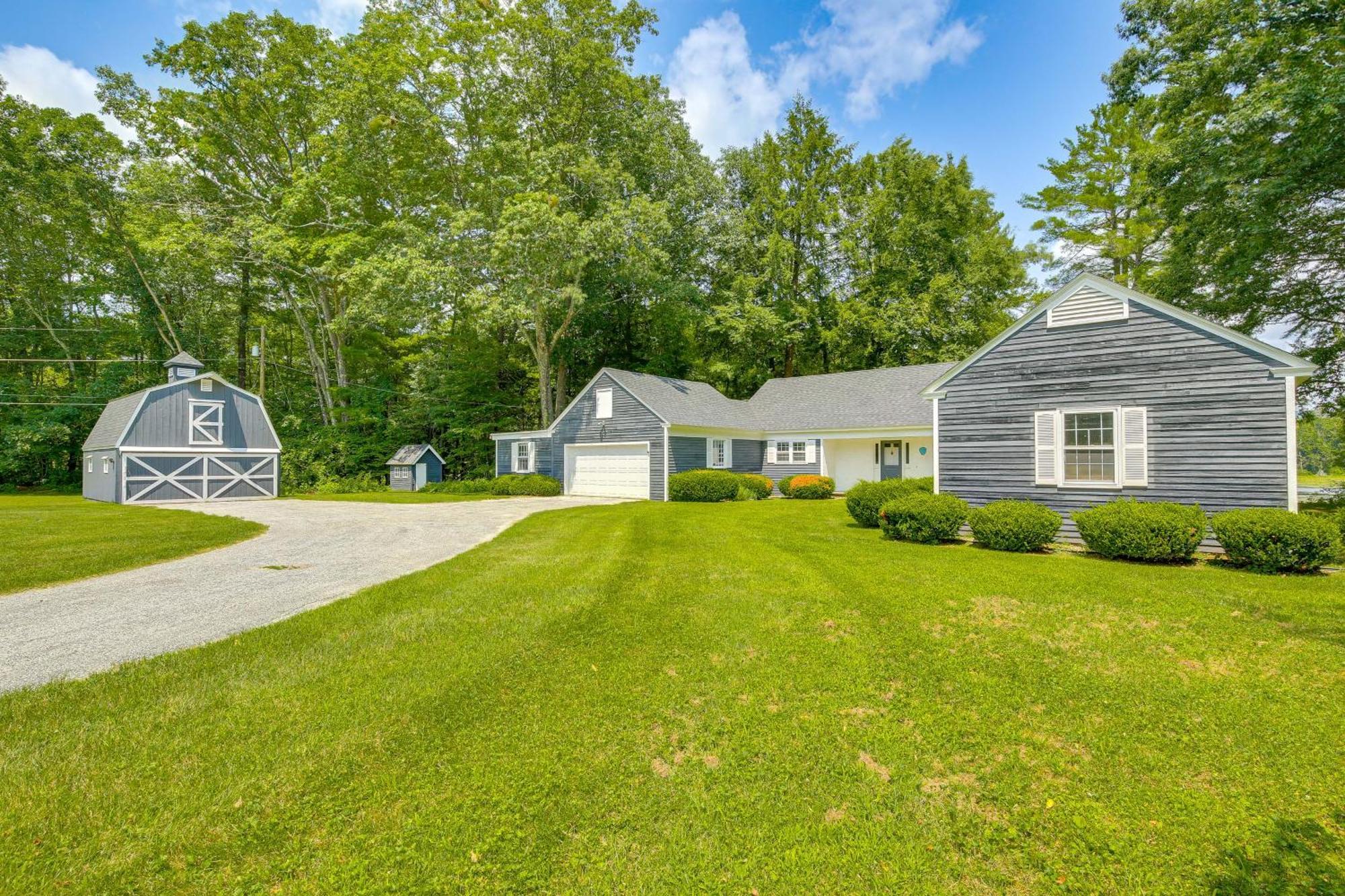 Waterview Home In The Berkshires Near Hiking Sheffield Exterior photo